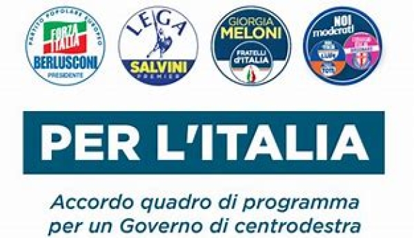 Il centro destra pubblica programma elettorale  &#039;Per l&#039;Italia&#039;. I 15 punti e il Pdf