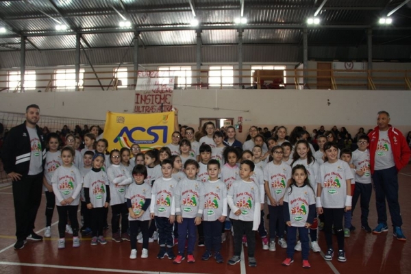 Tappa di mini volley ad Agira. Conto alla rovescia per l&#039;Acsi Volley Cup &#039;19.