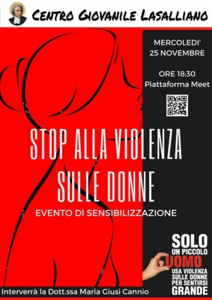 “Giornata internazionale per l’eliminazione della violenza contro le donne”.