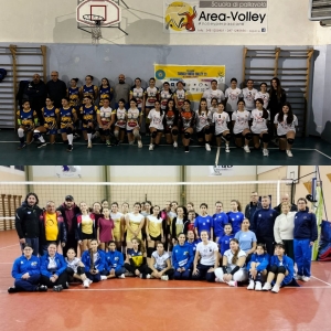 La prima giornata dello “Young Volley”.