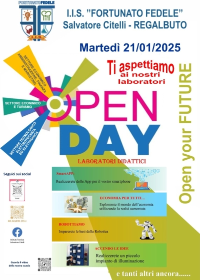 Il Citelli apre le porte all'Open Day !