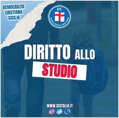 La DC si schiera a favore del diritto allo studio.