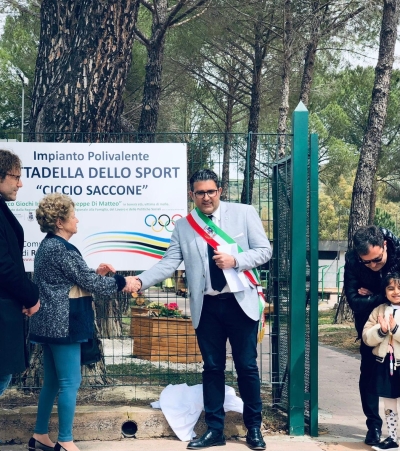 Intitolata a &quot;Ciccio Saccone&quot; la Cittadella dello Sport di Regalbuto.