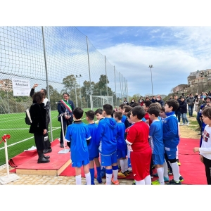 Regalbuto. Inaugurato il nuovo campo di calcio a 7.