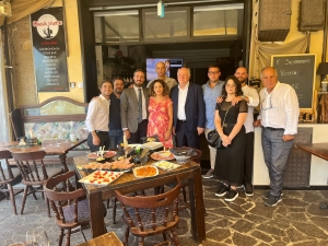 L’Assessore Andrea Messina e il Segretario Provinciale della DC Enna , Nello Rampulla in visita a Nicosia e Capizzi.