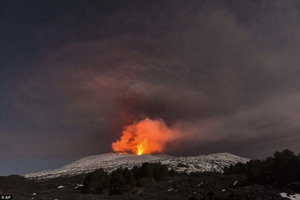 L&#039;Etna da spettacolo....