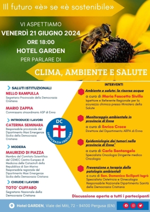 Convegno su Clima , Ambiente e Salute .