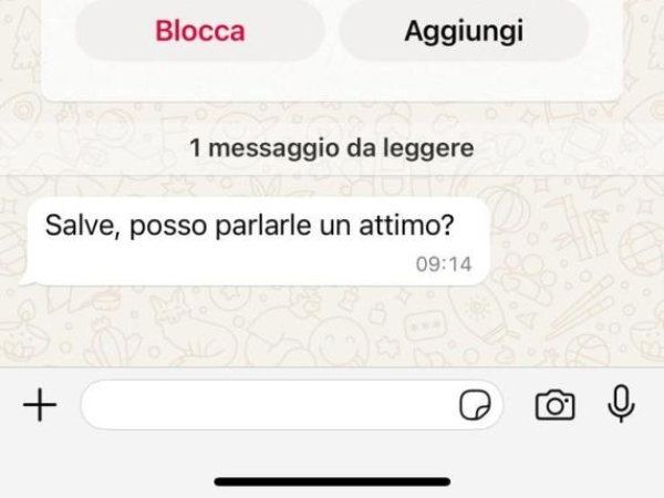 &quot; Salve posso parlare un attimo&quot; Nuova truffa on line.